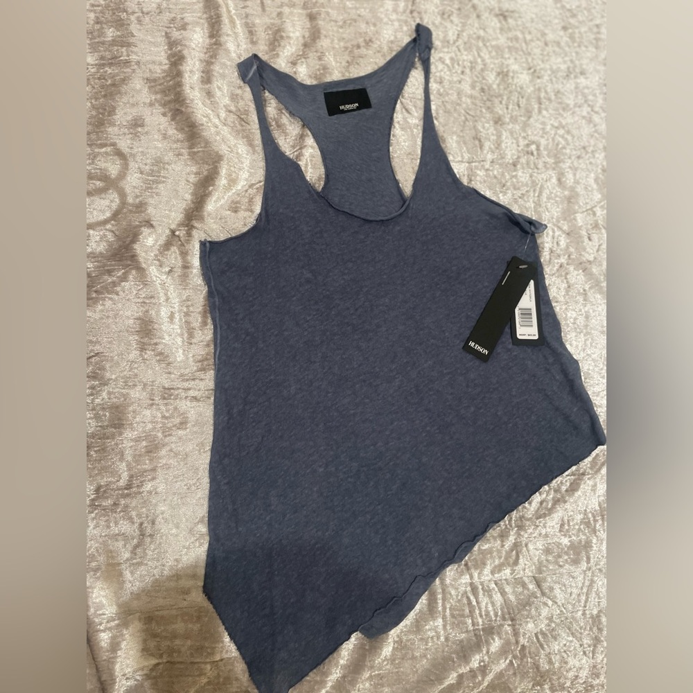 NWT HUDSON CLASSIC RACERBACK IN BLUE, SIZE XS